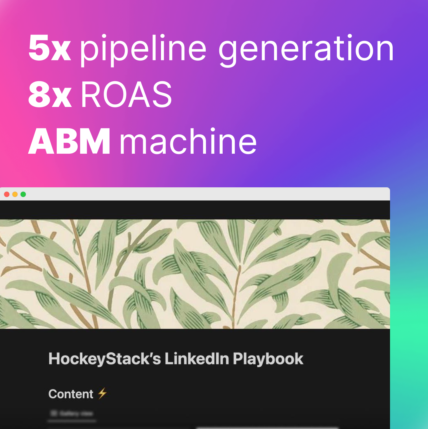 HockeyStack LinkedIn Ads Playbook